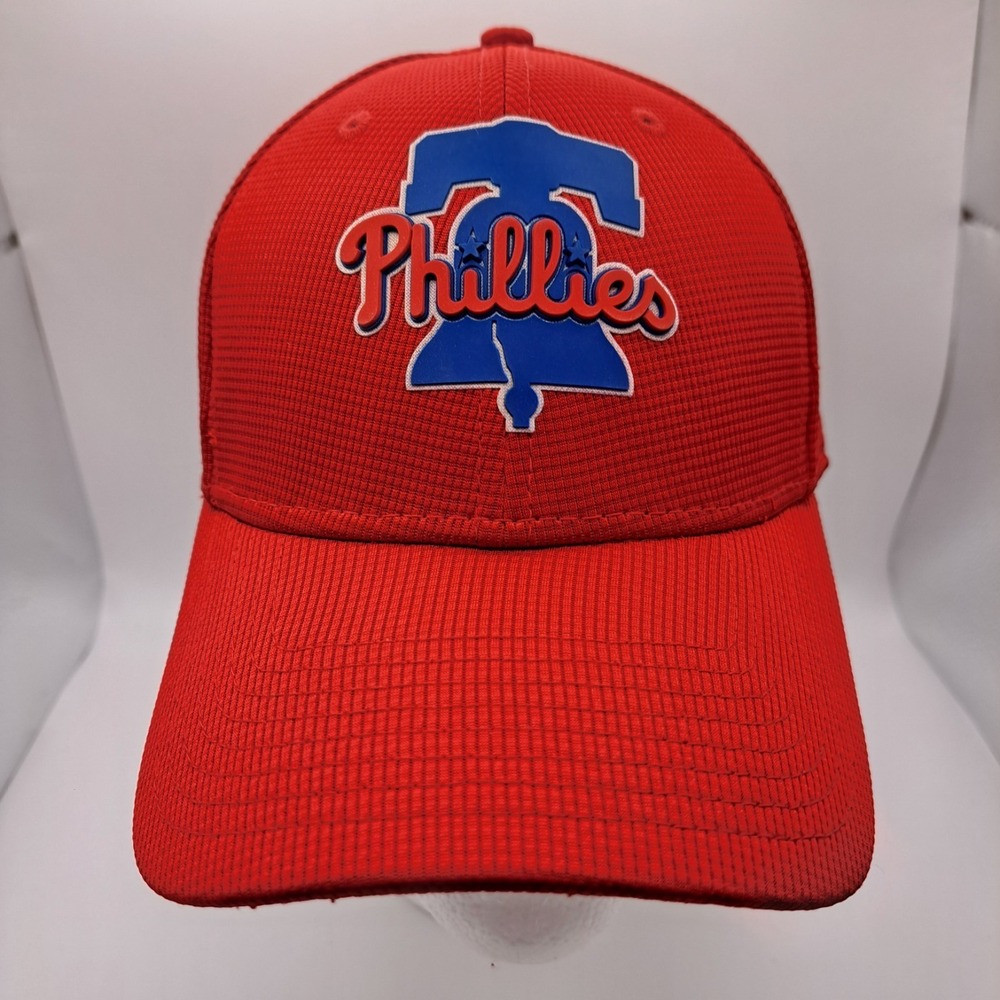 New Era Philadelphia Phillies MLB 39Thirty 2020 Clubhouse Fit Hat Red Size M/L